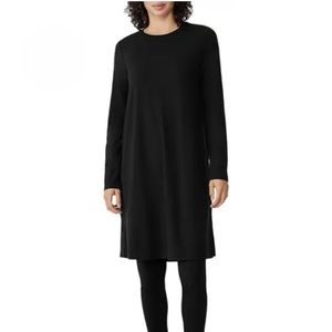 Eileen Fisher tunic dress in black woman’s size medium